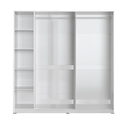 WARDROBE 5 DOORS WHITE