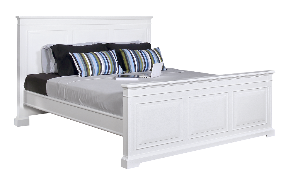 BRINKLEY KING BED WHITE