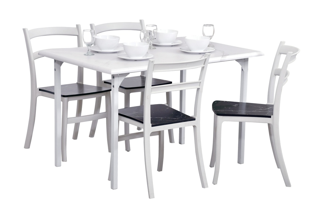 DINING SET OLYMPLAST DTM MARBLE