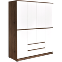 LEMARI PAKAIAN LARGE SANTORINI SONOMA OAK BROWN