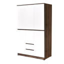 LEMARI PAKAIAN MEDIUM SANTORINI SONOMA OAK BROWN