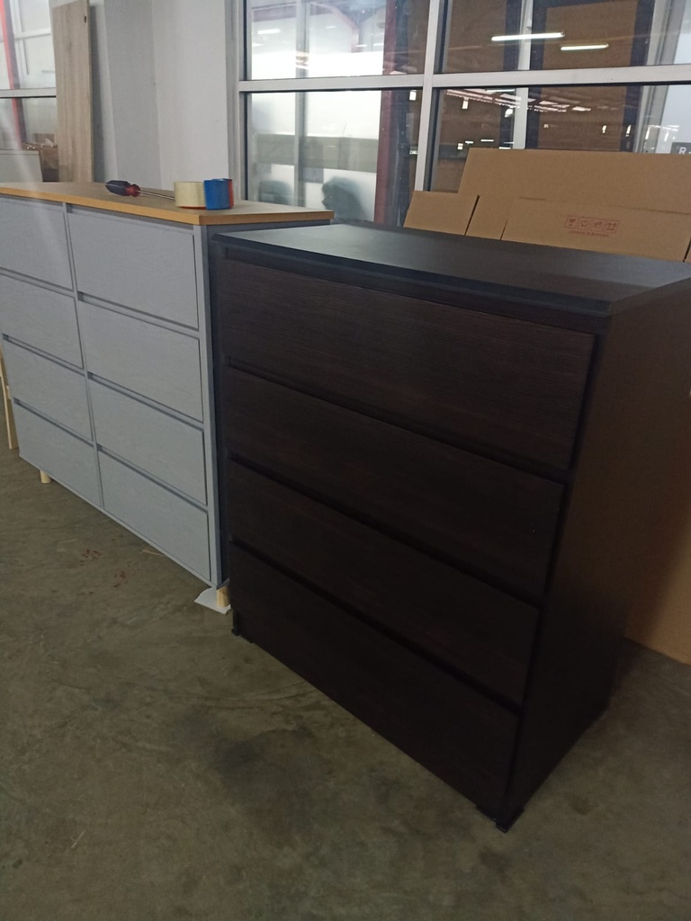 LILY 6 DRAWERS DARK WALNUT