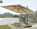 POOL UMBRELLA BROWN CREAM