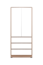 WARDROBE GARVIN TWO DOORS NATURAL