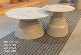 COFFEE TABLE 1937# DIA 70CM +50CM MILAN GREY