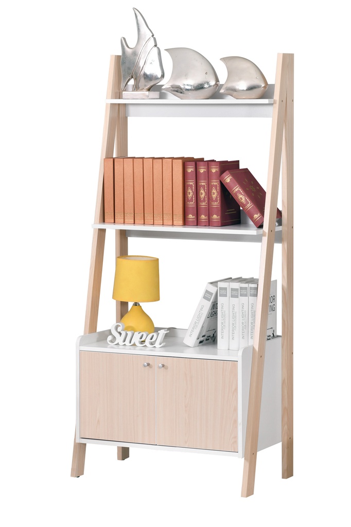 NEW LADDER SHELF 2 WINTER MAPLE