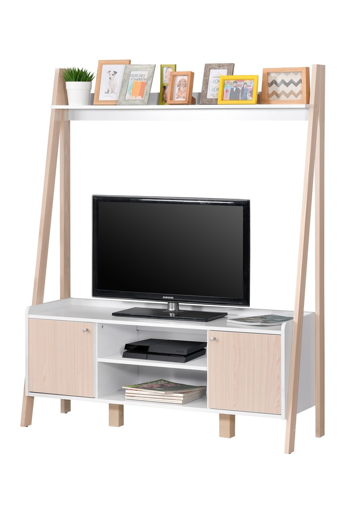 NEW LADDER SHELF 3 WINTER MAPLE