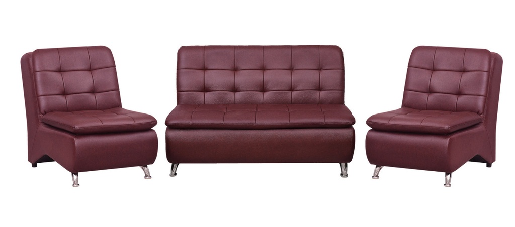 SOFA SET MARVEL 211 SEAT OSCAR CHESNUT BLACK