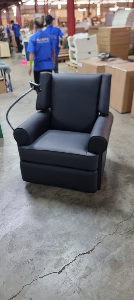 SOFA RECLAINER OXFORD 1 SEATER BLACK