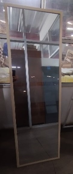 STANDING MIRROR SP WOOD NATURAL LARGE