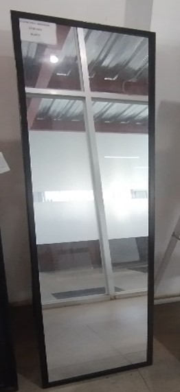 STANDING MIRROR SP WOOD BLACK LARGE