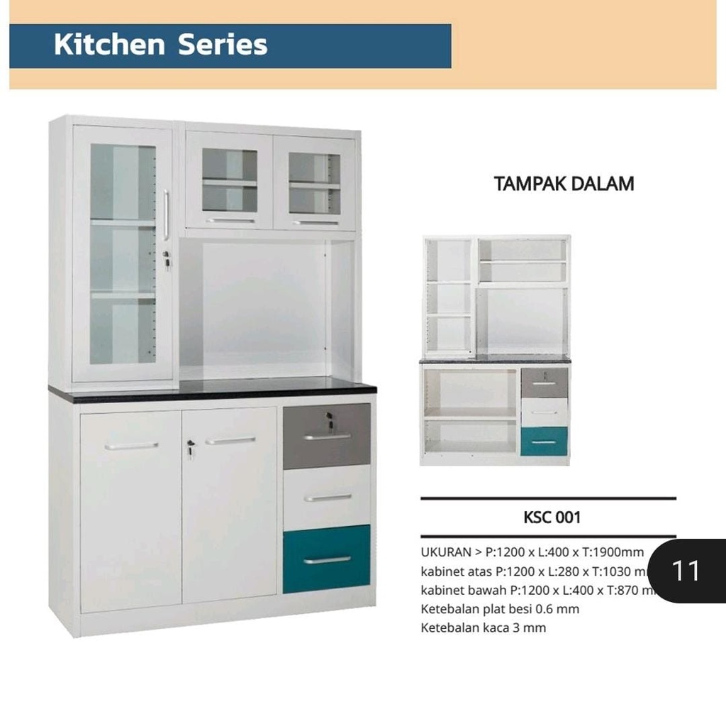 STEEL KITCHEN SET ST KSC 001