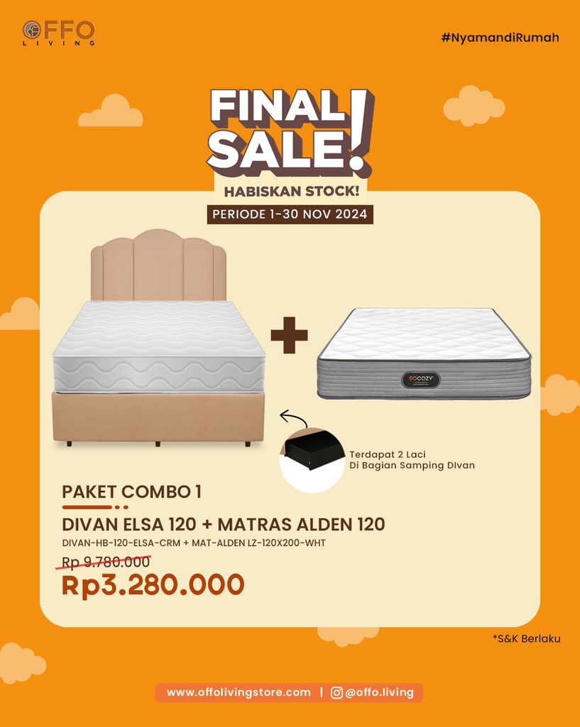 FINAL SALE PAKET COMBO 1