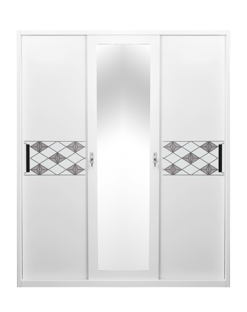 STEEL HBW 112 SLIDING WARDROBE 3 DOOR PRINTING 2