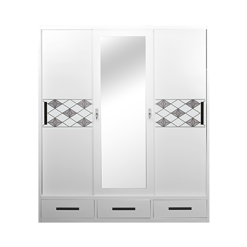 STEEL HBW 106 SLIDING WARDROBE 3 DOOR PRINTING 2