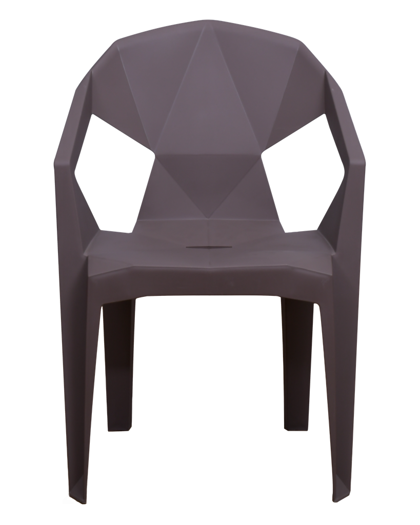 PLASTIC CHAIR THDC967 BROWN GR-02