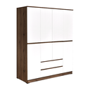 LEMARI PAKAIAN LARGE SANTORINI SONOMA OAK BROWN