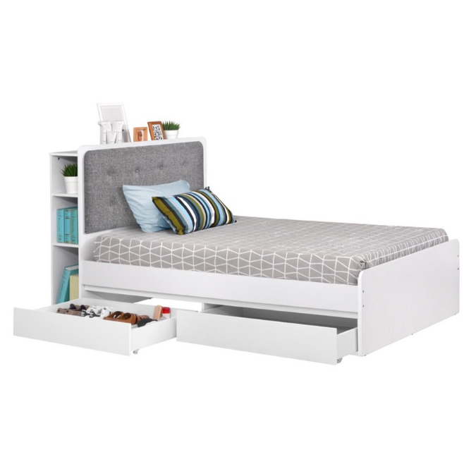 BED DOUBLE ECLIPSE 160 x 200 WHITE
