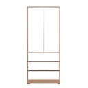 WARDROBE GARVIN TWO DOORS NATURAL