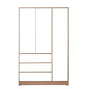 WARDROBE GARVIN THREE DOORS NATURAL