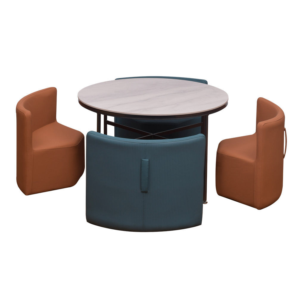 COFFEE TABLE B682 + 4 CHAIR