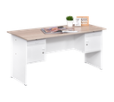 OFFICE DESK 0201 SONOMA OAK LIGHT / WHITE