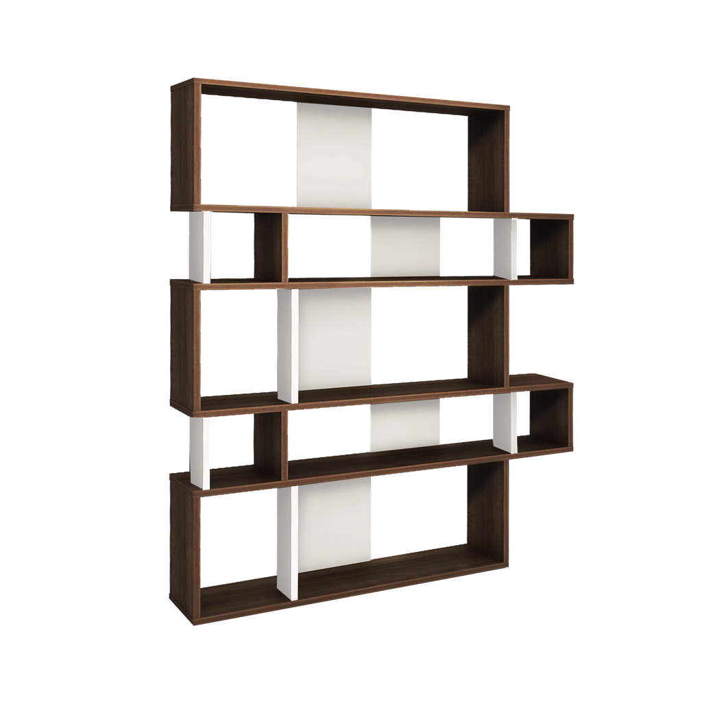 BOOK SHELF BROWN TEAK