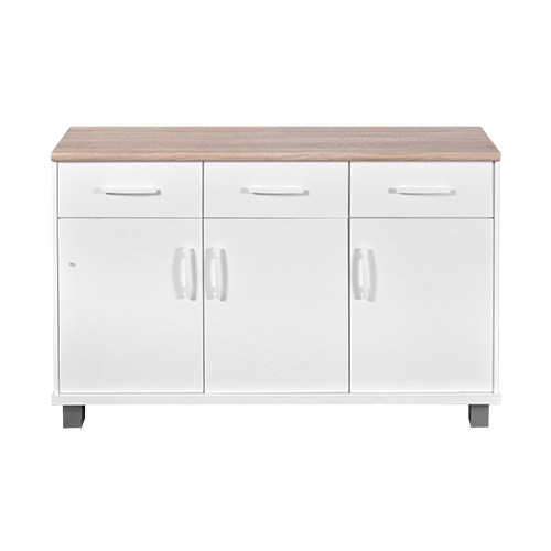 KITCHEN SET BAWAH 3 PINTU LUNA PUTIH