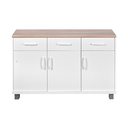 KITCHEN SET BAWAH 3 PINTU LUNA PUTIH