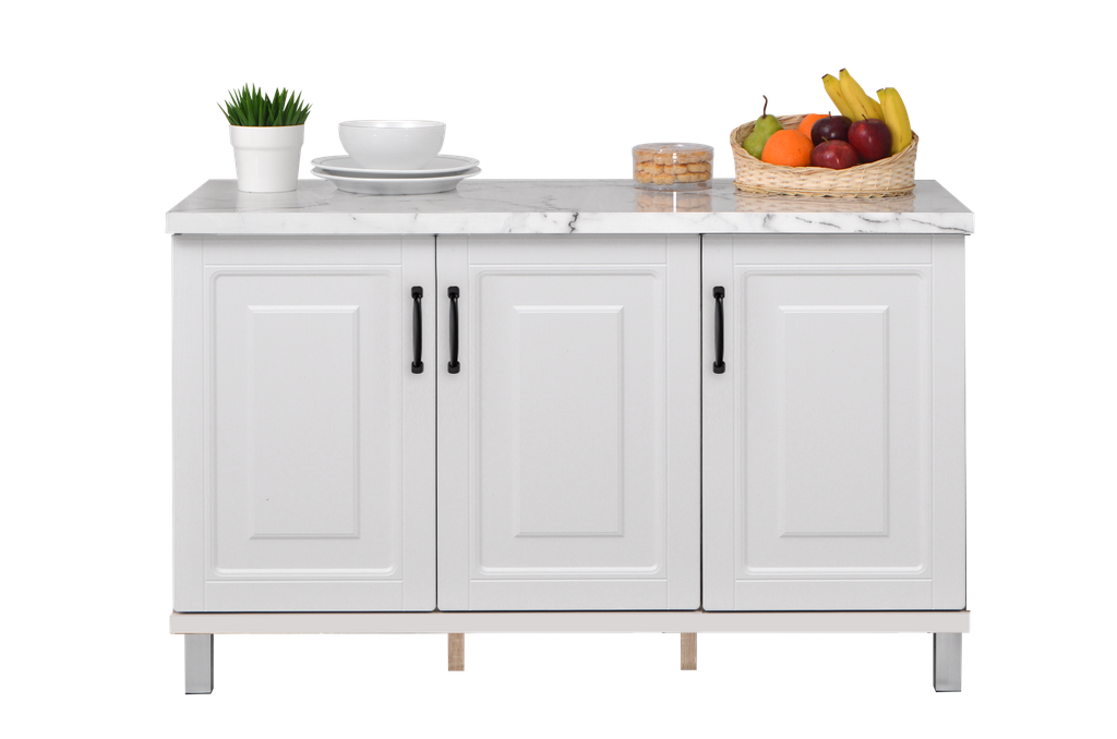 KITCHEN SET BAWAH 3 PINTU 0108 B WHITE