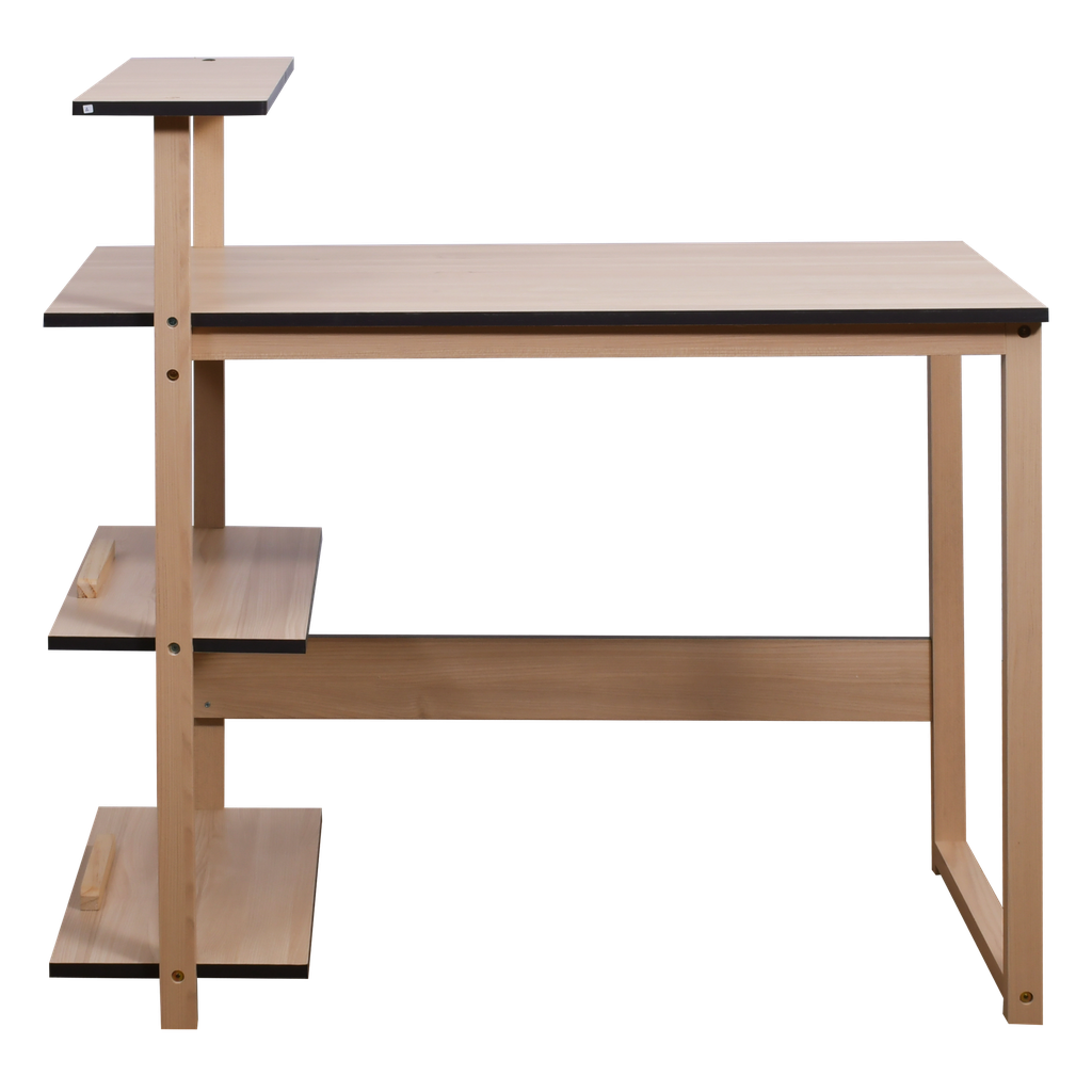 MEJA TULIS DENGAN RAK BUKU WINTER MAPLE