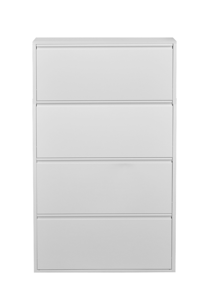 STEEL SHOE CABINET SC4 WHITE