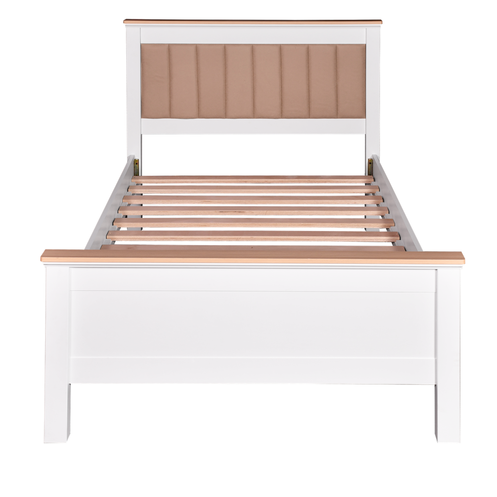 RANJANG TUNGGAL ALBA FULL PANEL UK 120 X 200 WHITE