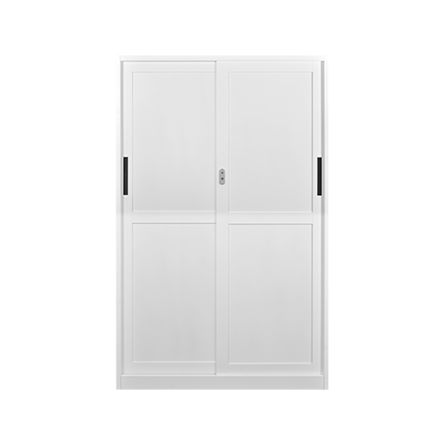STEEL XR SLIDING WARDROBE 2 DOOR WHITE