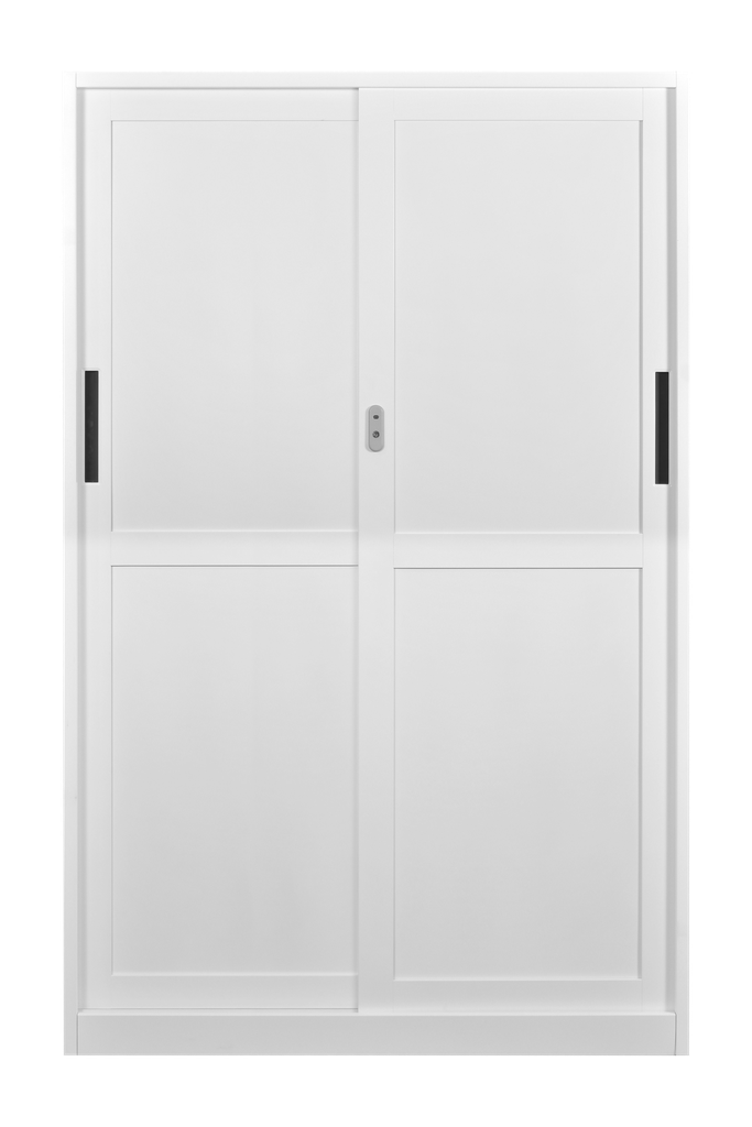 STEEL XR SLIDING WARDROBE 2 DOOR WHITE