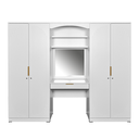 WARDROBE DRESSING TABLE NEVA WHITE