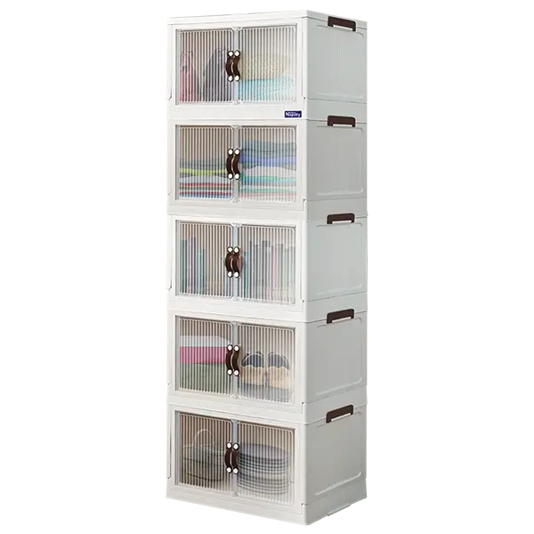 FOLDING STORAGE BOX PLASTIK 5 SUSUN POLYBOX 546