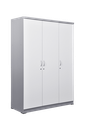 NEW LEMARI PAKAIAN 3 PINTU 261117 GREY