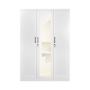 STEEL WARDROBE 3 DOOR ELEGANCE WHITE