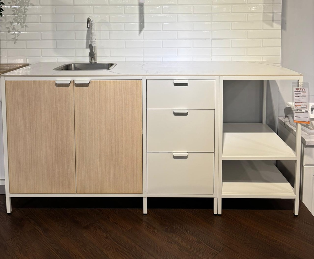 KITCHEN SET BASE 004 WHITE