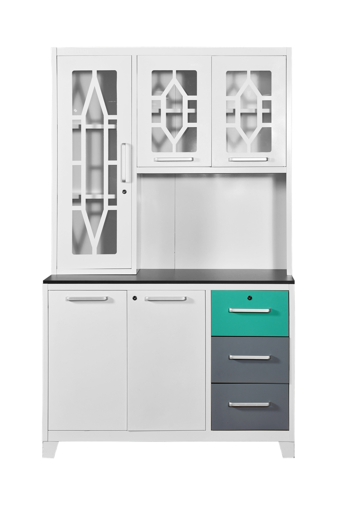 KITCHEN SET CABINET 66 WHITE