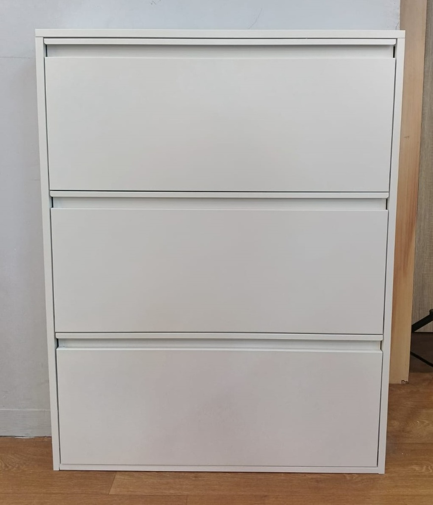 STEEL SHOE CABINET SC03 WHITE