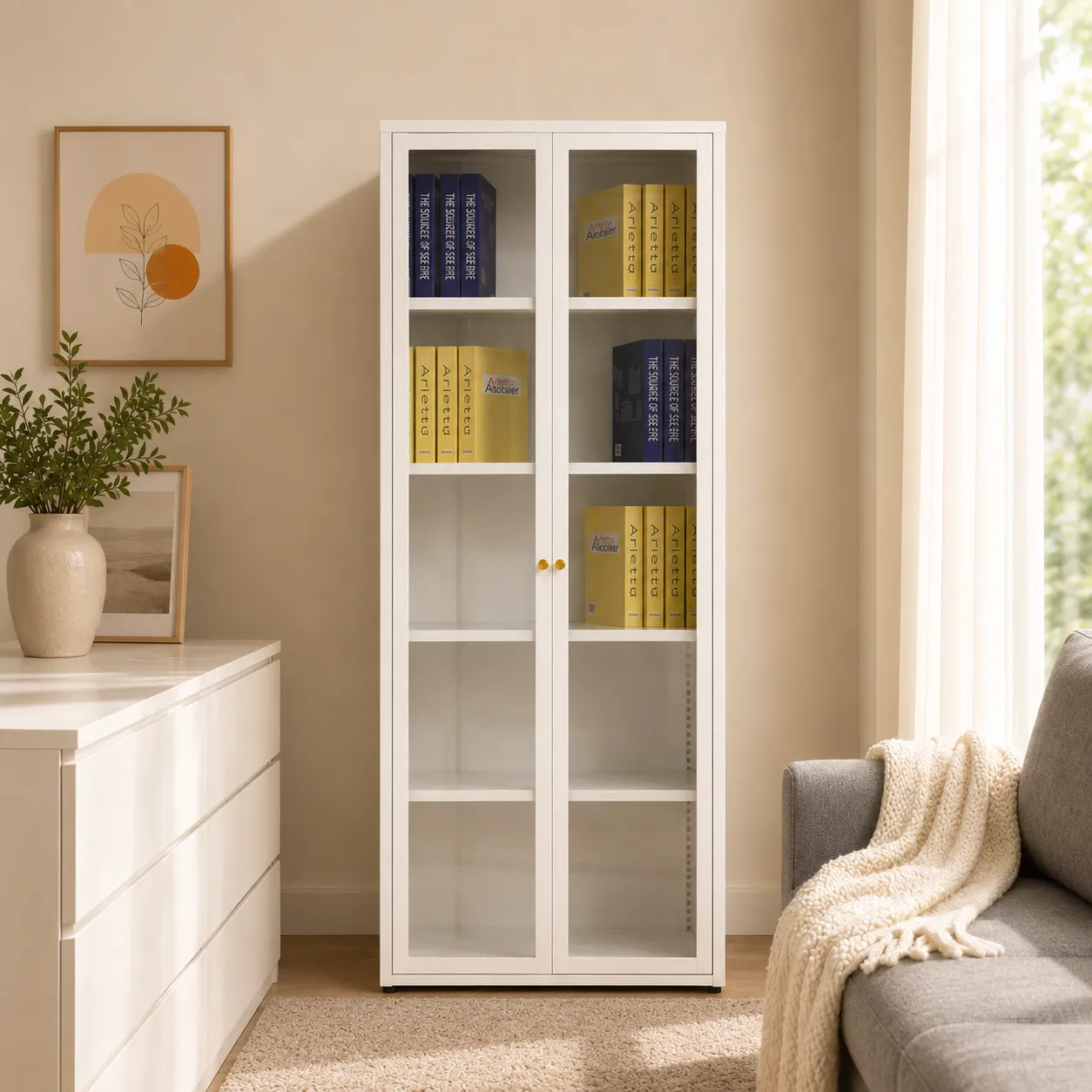 STEEL CABINET BC-1 WHITE