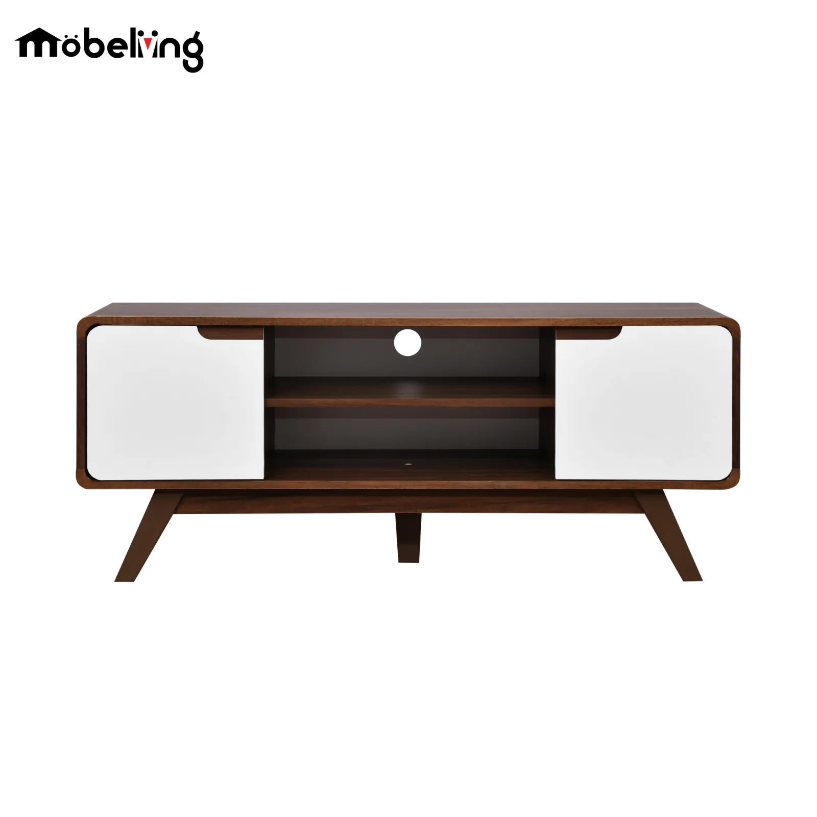 AUDIO VIDEO RACK MH 1114 BROWN TEAK