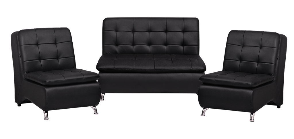 SOFA SET MARVEL 211 SEAT OSCAR BONIA BLACK