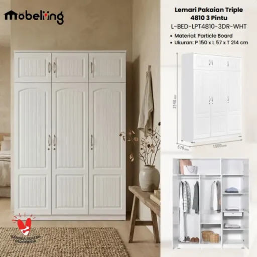 LEMARI PINTU TRIPLE 3PX2