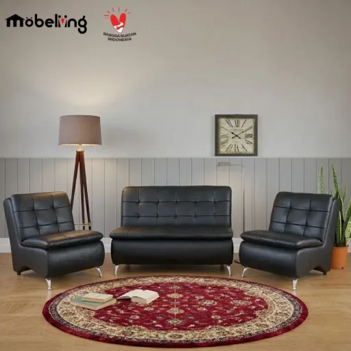 SOFA MARVEL 211 SEATER (BN BLACK)