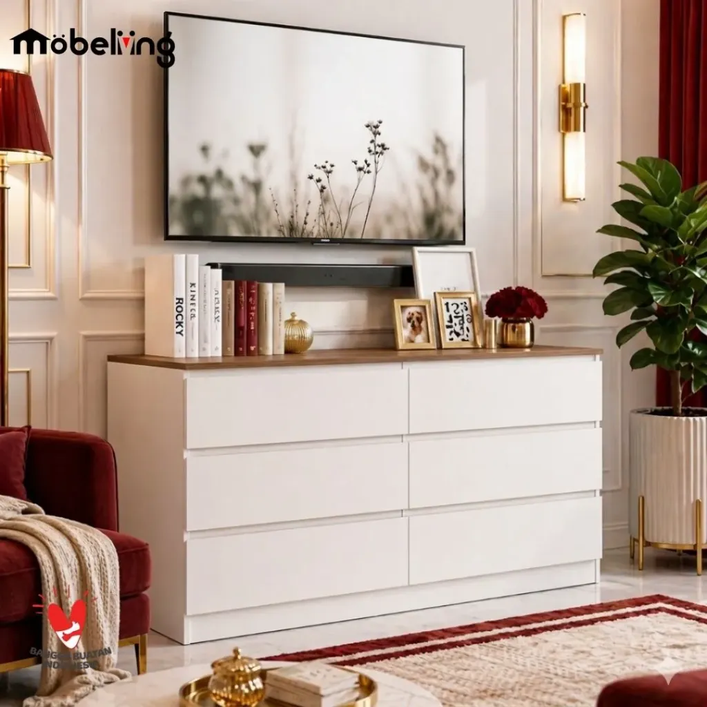 LILY 6 DRAWERS SNOOZE WHITE