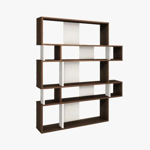 BOOK SHELF BROWN TEAK