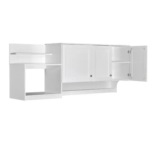 KITCHEN SET ATAS 3 PINTU LAVENDER 3D-M WHITE